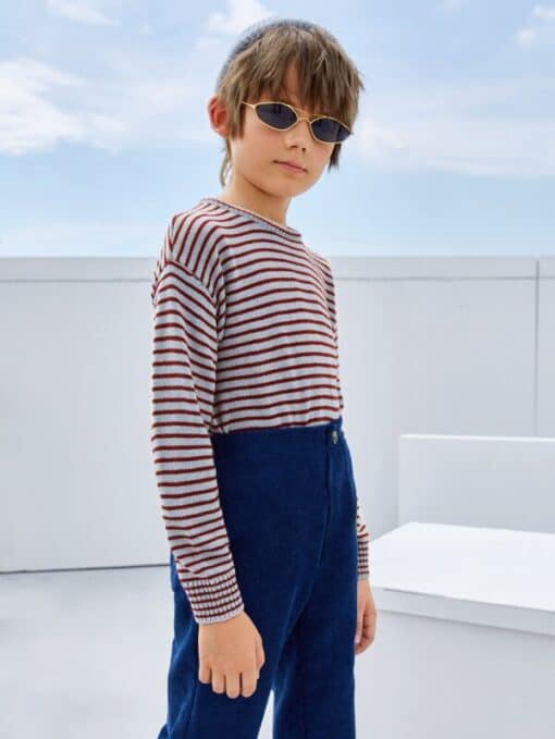 SHEIN Boys Drop Shoulder Striped Sweater - Image 3