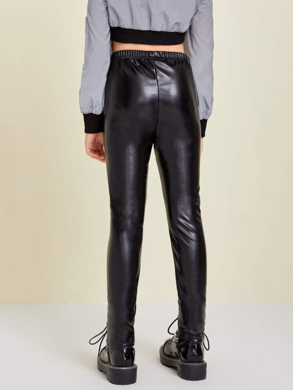 Girls Leather Pants