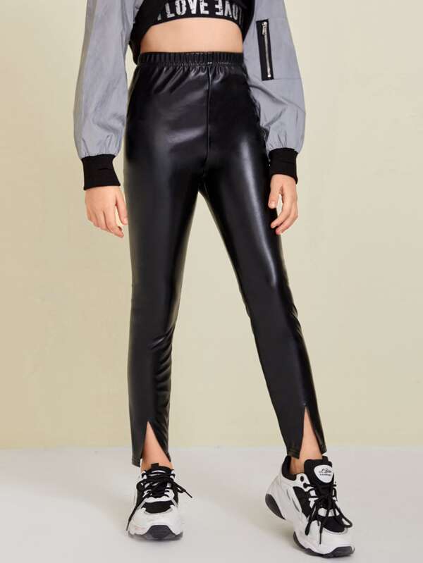 How to Wear Leather Pants 5 Leather Jogger Outfits  YesMissy