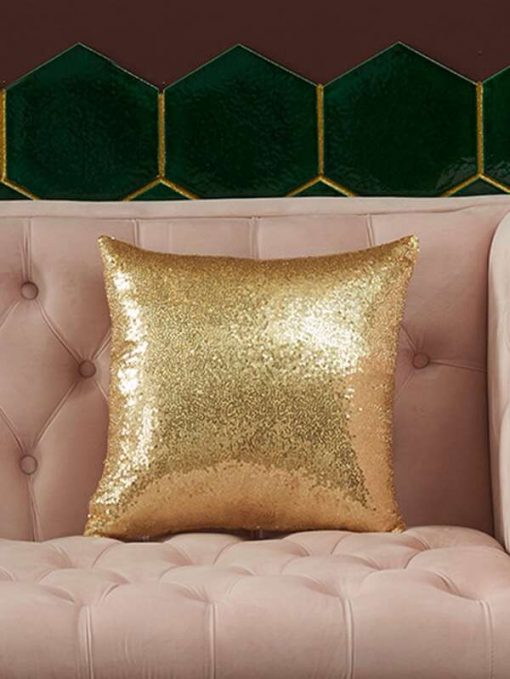 Shein Sequin Decor Cushion Cover Without Filler - Image 3