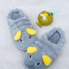 Bee fluffy slippers