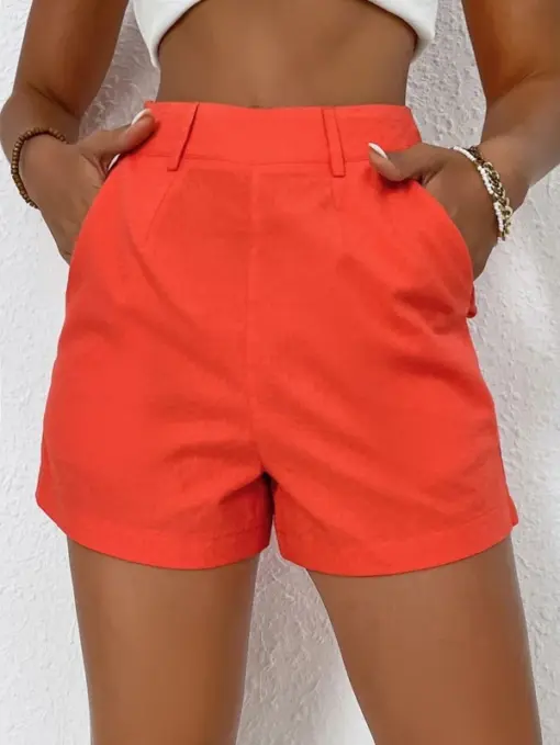 Shein High Waist Slant Pocket Shorts - Image 4