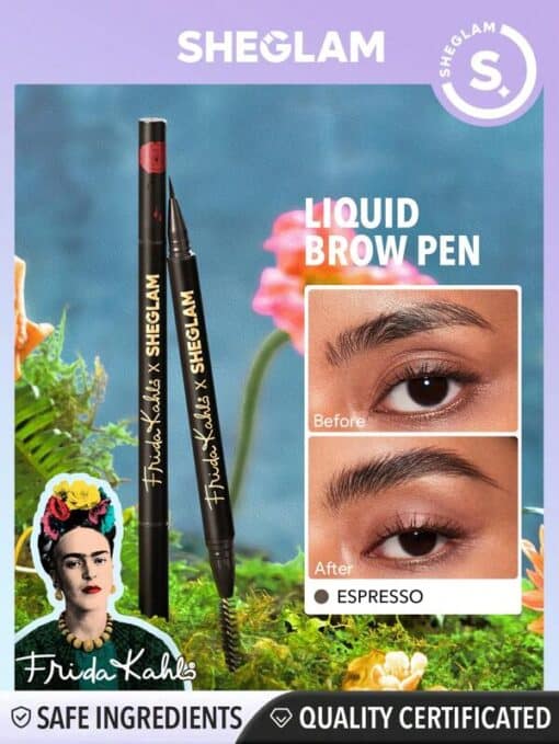 SHEGLAM X Frida Kahlo Brow Icon Liquid Brow Pen-Espresso - Image 4