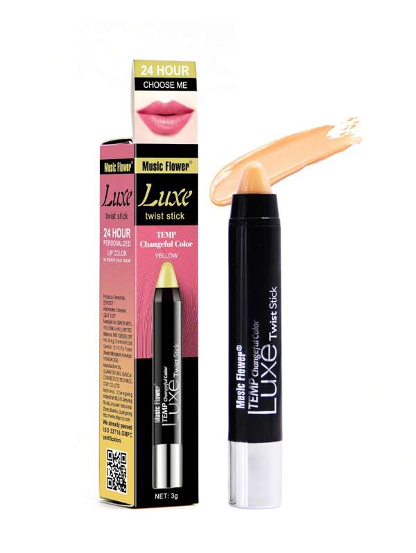 SHEIN 1pc Color Changing Lipstick, Nourishing Lip Balm Stick - Pink Shop