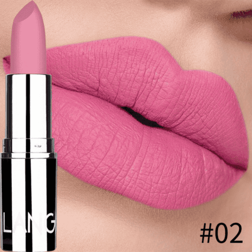 SHEIN Matte Long-lasting Velvet Lipstick, Easy To Apply Lipstick - Image 3