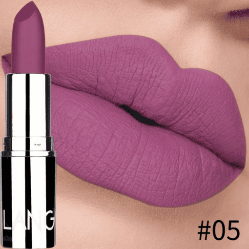 SHEIN Matte Long-lasting Velvet Lipstick, Easy To Apply Lipstick - Image 6