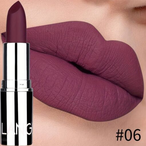 SHEIN Matte Long-lasting Velvet Lipstick, Easy To Apply Lipstick - Image 7