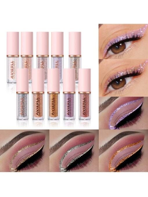 shein Glitter Eyeliner #06 Long Lasting Shimmer Waterproof Colourful Eyeliner, Easy Coloring Eye non-smudge fast drying long lasting eye makeup - Image 2