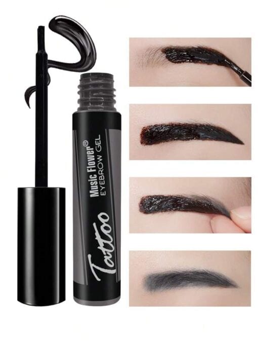 SHEIN Waterproof Tattoo Eyebrow Gel, 1pc Long-Wearing Eyebrow Cream For Women - Image 3