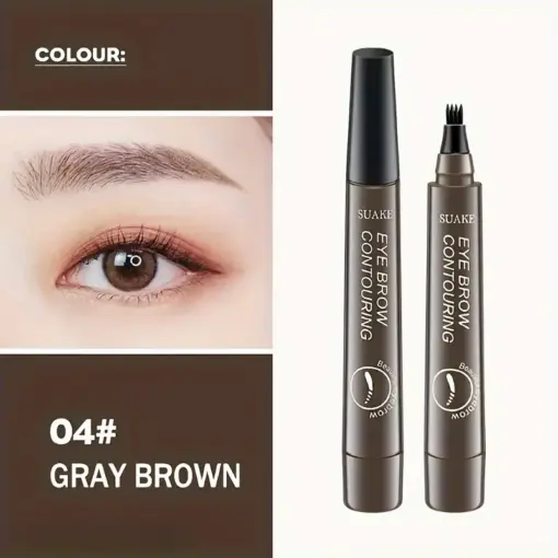 shein 4-prong Tip Grey Brown Eyebrow Pencil #04 - Image 4