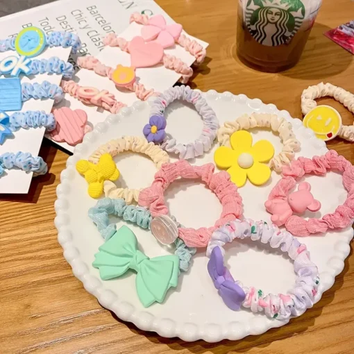 5pcs cute hair tie - Image 3