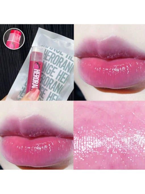 SHEIN Fruity flavored moisturizing lip balm, moisturizing and lightening lip lines, can be used as lipstick base, autumn and winter style