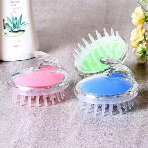 Shawer silicone hair brush