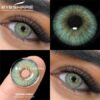 shein 1 Pair Natural Color Lens Eyes Color Cosmetic Contact Lens Blue Green Colored Lenses For Eyes Yearly Beauty Contact Lens