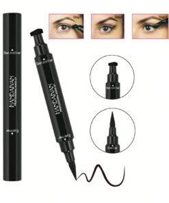 Double-headed Waterproof Triangular Stamp Eyeliner Pen