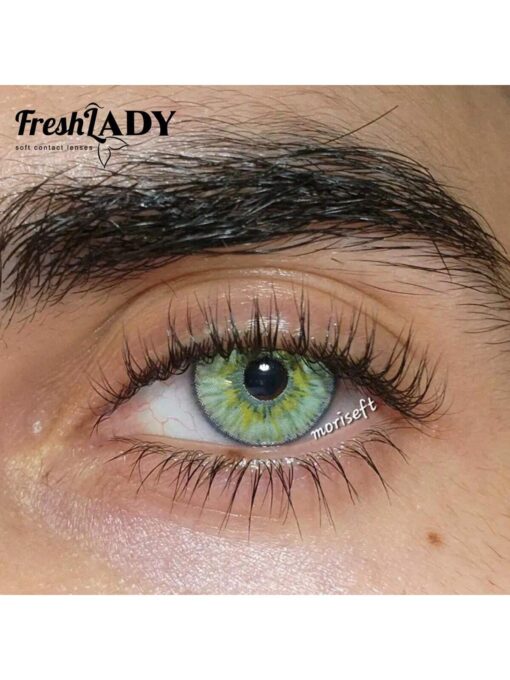 SHEIN Freshlady Rare Iris Green Colored Contact Lenses 1 Year Disposable - Image 2