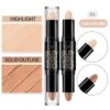 SHEIN #03 1pc Concealer Double-ended Contour Stick, Highlighting Powder Makeup, Volumizing Face Brightening, Contour Enhancing, Or Shadowing Pen