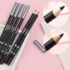 SHEIN 1pc Black Long-Wearing Waterproof Smudge-Proof Eyeliner Pencil