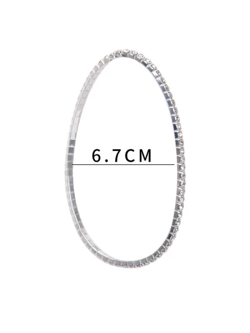 shein Rhinestone Decor Layered Anklet - Image 2