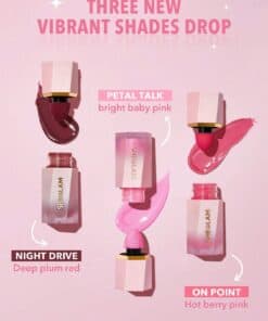 SHEGLAM Color Bloom Liquid Blush-Petal Talk Liquid Blush Liquid Waterproof Long