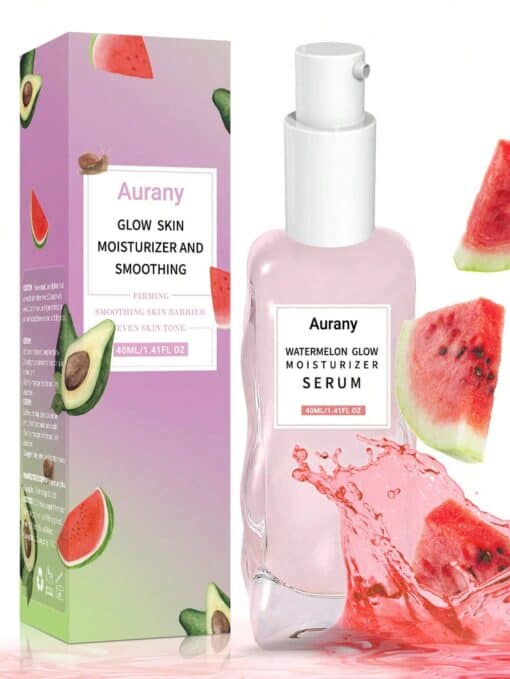 SHEIN Watermelon Glow Moisturizer Facial Serum,Korean Day&Night Skin Care Helps to Smoothing