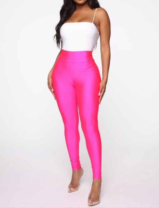 Hot pink leggings