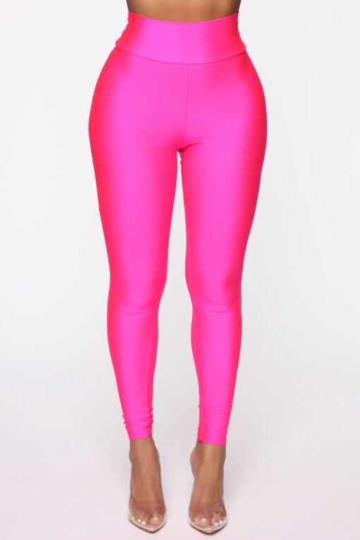 Hot pink leggings - Image 3