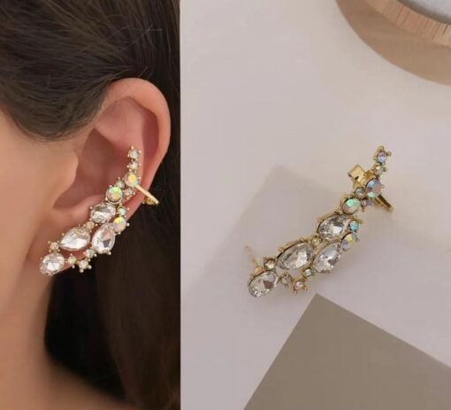 Rhinestone Decor earrings