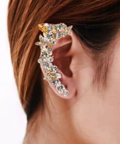 Rhinestone Decor Ear Cuff