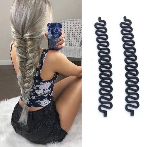 French braid styling tool