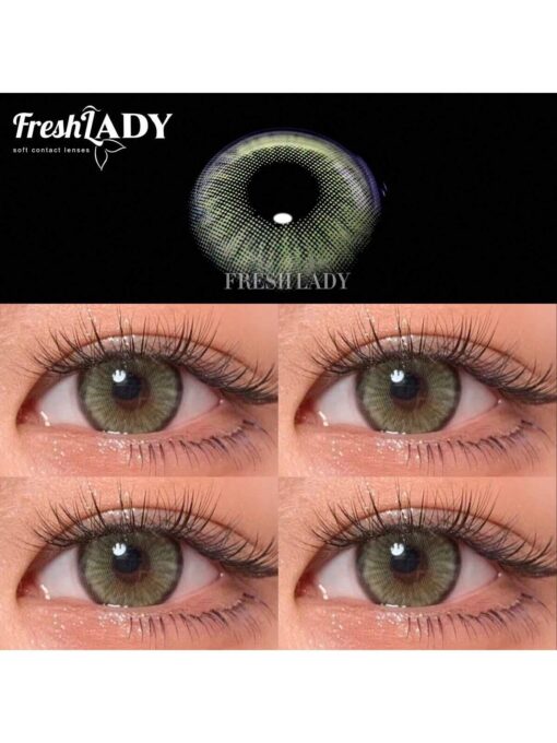 SHEIN Freshlady Dawn Green Colored Contact Lenses 1 Year Disposable - Image 2