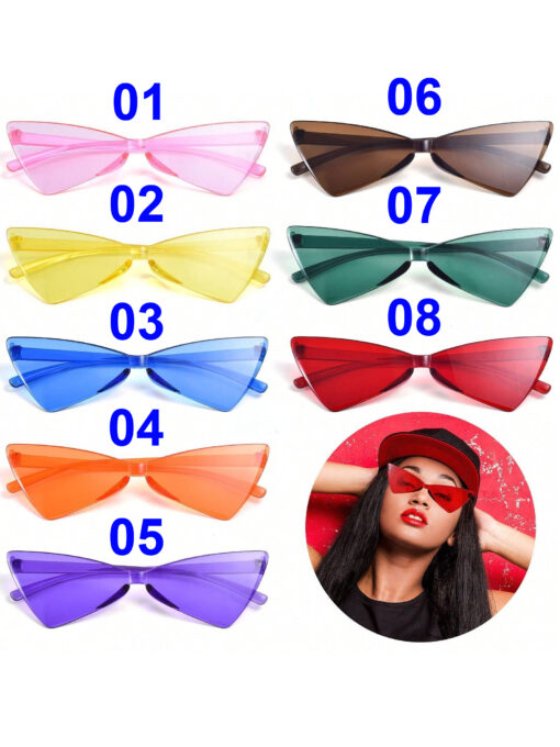 SHEIN 1 Pairs Of Party Glasses, Butterfly Shaped Party Glasses