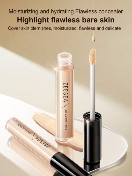 shein Zeesea Aqua Flawless Concealer Cover Facial Blemishes, Spots And Dark Circles Concealer Stick