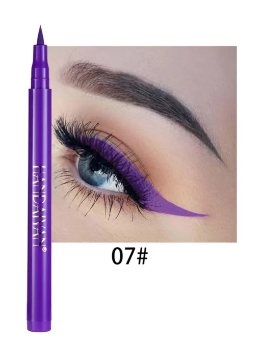 SHEIN HANDAIYAN Rainbow DIY Painted Liquid Eyeliner Does Not Easily