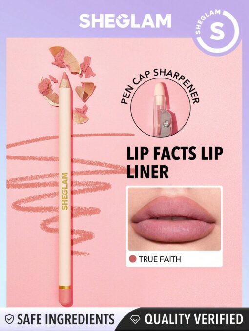 SHEGLAM Lip Facts Lip Liner-True Faith