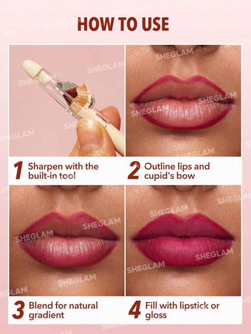 SHEGLAM Lip Facts Lip Liner-True Faith - Image 3