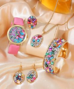 SHEIN SOKI SOKI Ladies Watch 6pcsSet Multicolor