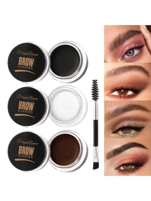 SHEIN Use 4-Color Eyebrow Cream And Cream Eyebrow