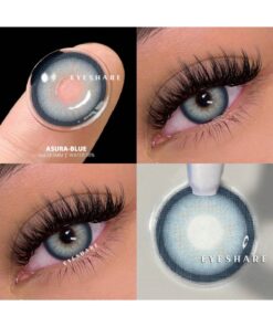 SHEIN 1 Pair Asura Series Color Contact Lens For Eyes Natural Beauty Eye Makeup Lenses Yearly Use 14.5mm