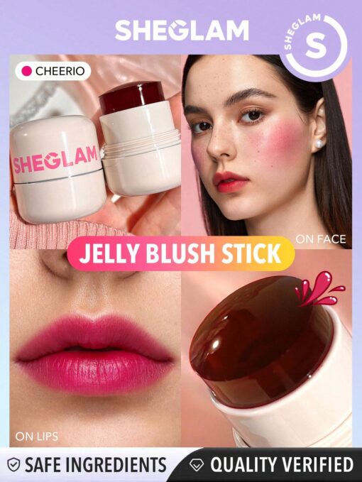 SHEGLAM Jelly-Licious Hydrating Lip & Blush Tint-Cheerio