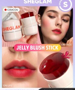 SHEGLAM Jelly-Licious Hydrating Lip & Blush Tint-Coucou