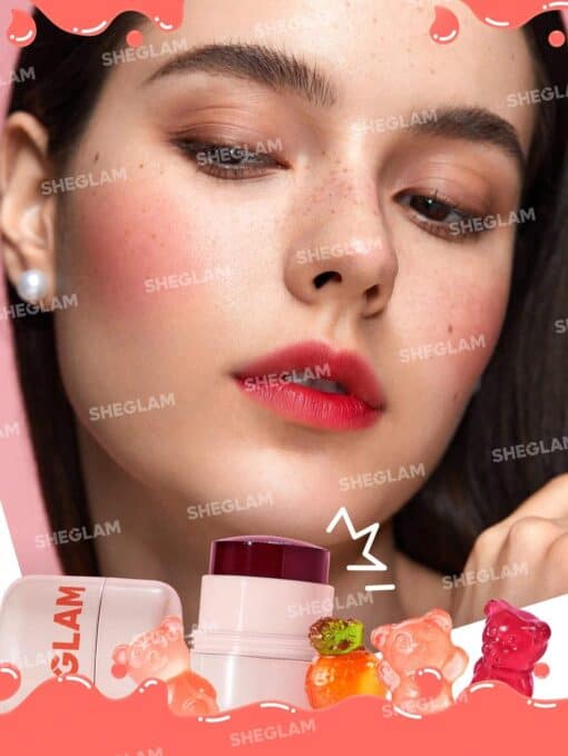 SHEGLAM Jelly-Licious Hydrating Lip & Blush Tint-Coucou - Image 3