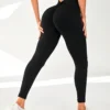 SHEIN Sport Studio Solid Wideband Waist Sports Leggings