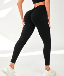 SHEIN Sport Studio Solid Wideband Waist Sports Leggings