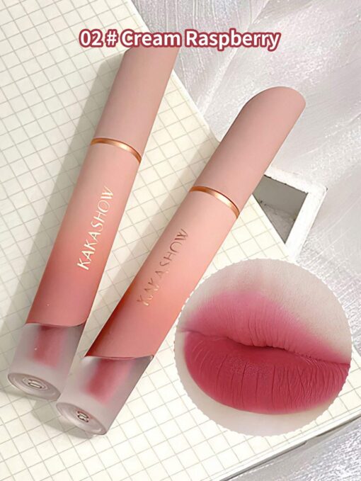 SHEIN kakashow Liquid Lipcolor,Matte Lip Gloss, 1pc Long-Wearing Waterproof Lip Makeup Product