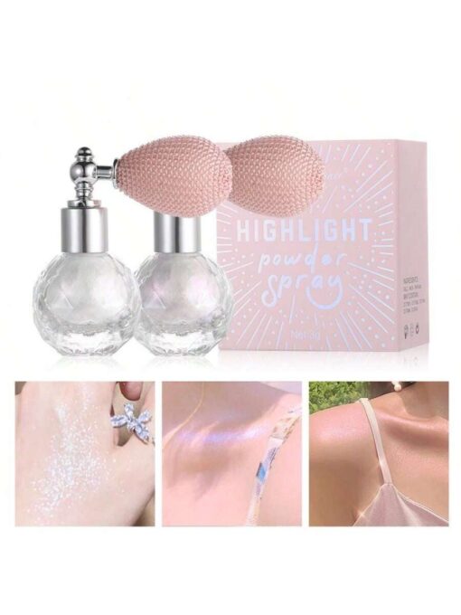 SHEIN Polarized Highlight Airbag Spray Powder Diamond Glitter Color Changing Dragon Powder Cosmetic - Image 2