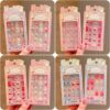 SHEIN 1 Box Of 24 Pcs Nail Stickers, Cute Cartoon Nail Stickers, Waterproof Nail Stickers, Colored Nail Stickers, Party Toys, Birthday Gifts,Advent Calendar Kids,Cute Nails For Kids,Little Girl Press On Nails