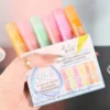 SHEIN 6pcs/Set Fruit-Flavored Moisturizing Lip Balm Set, Including Apple, Strawberry, Orange, Cherry, Peach And Lemon