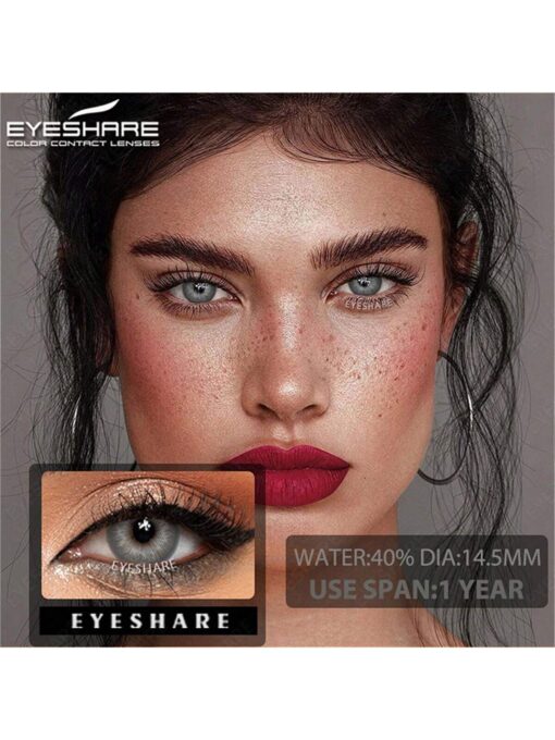 SHEIN Eyeshare New Color Contact Lens Eye Contact Lenses Natural Look Contacts 1 Pair Lense - Image 2