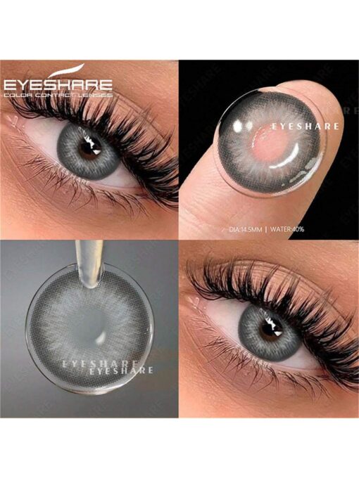 SHEIN Eyeshare New Color Contact Lens Eye Contact Lenses Natural Look Contacts 1 Pair Lense - Image 3